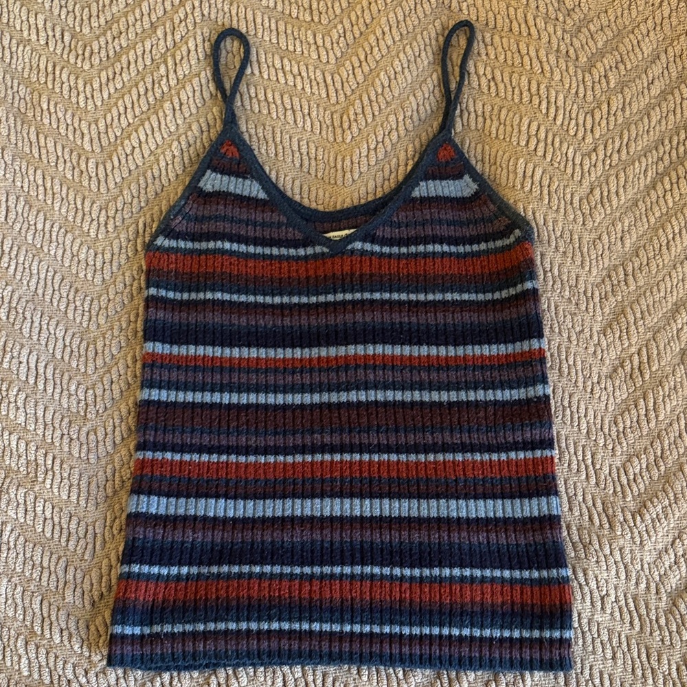 American Eagle Outfitters Multicolor Striped Tank Top